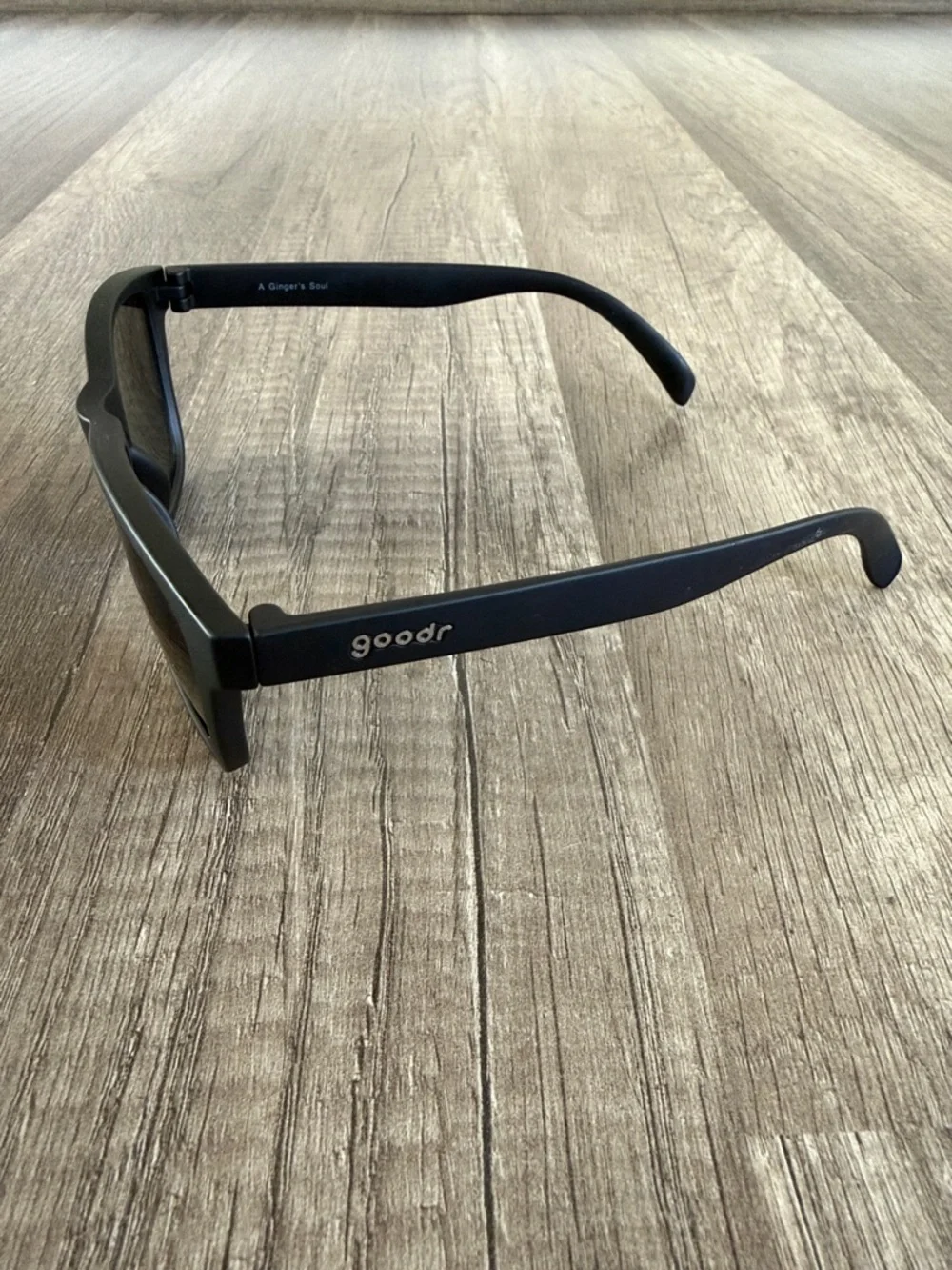 Goodr Sunglasses Black OG Polarized Sunglasses A Ginger’s Soul - Picture 2 of 8